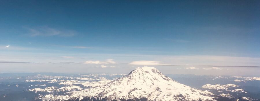 Mount Rainier from the air